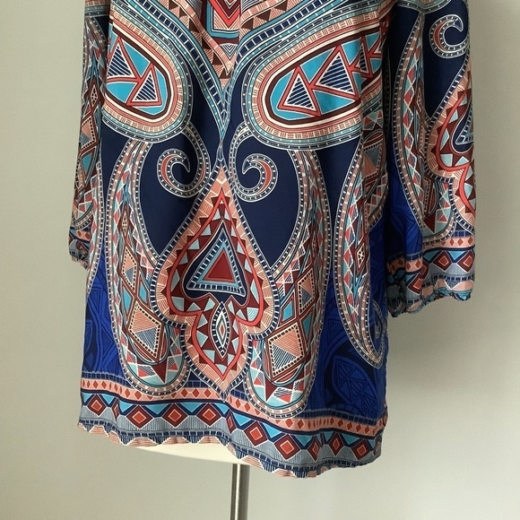 Pink Owl Aztec Blouse M - Picture 5 of 16